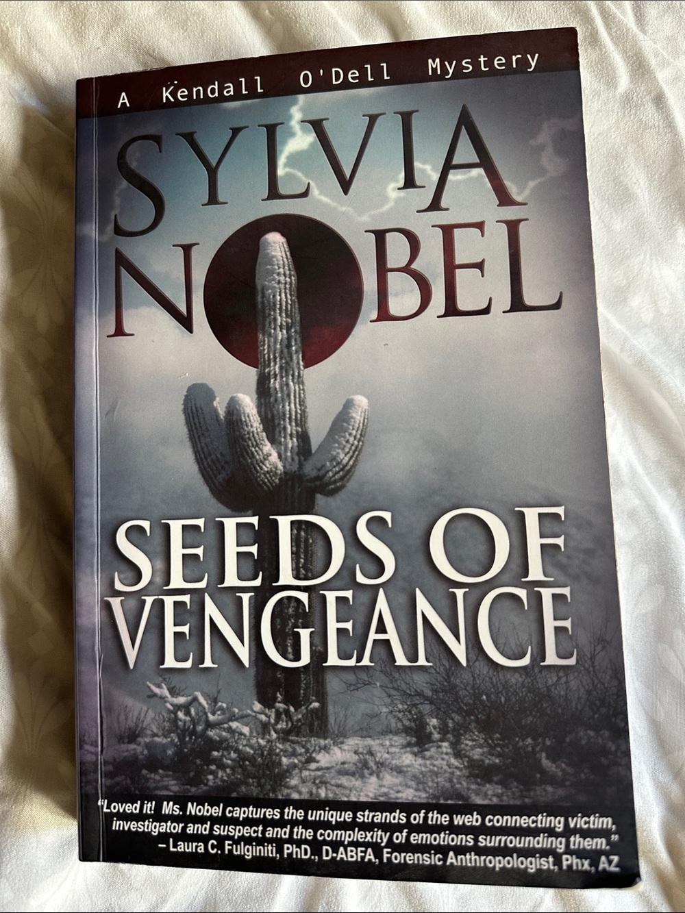 *SIGNED COPY* Seeds Of Vengeance, Mystery Paperback Book by Sylvia Nobel
